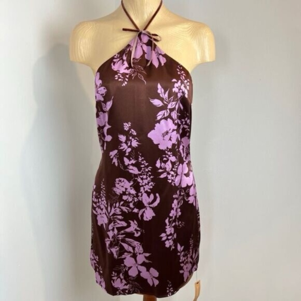 Brand New Reformation Womens Size Small 4 Maddison Silk Floral Mini Dress